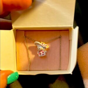 Hello Kitty Silver and Pink Necklace